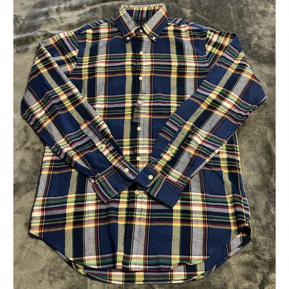 SMALL Polo Ralph Lauren Classic Fit Brushed Flannel Shirt NWOT